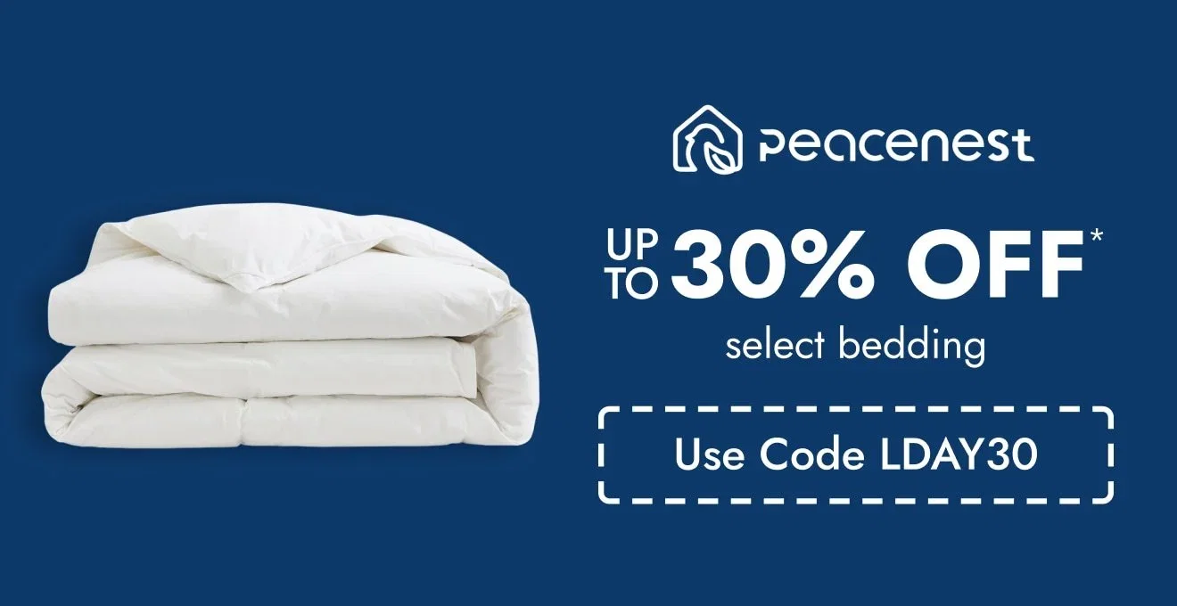 Up to 30% off Select Bedding by Puredown & Peacenest