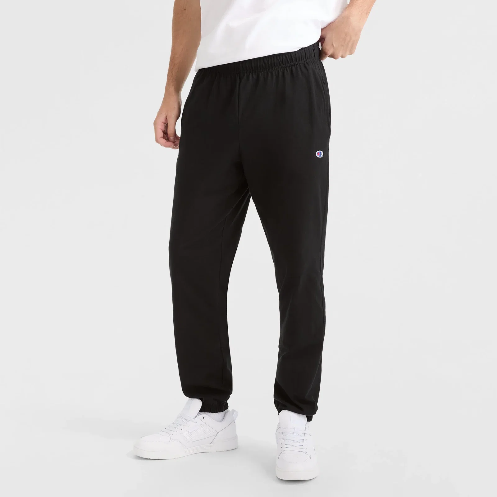 Image of Lightweight Lounge Pants, Cinched Hem, C Logo