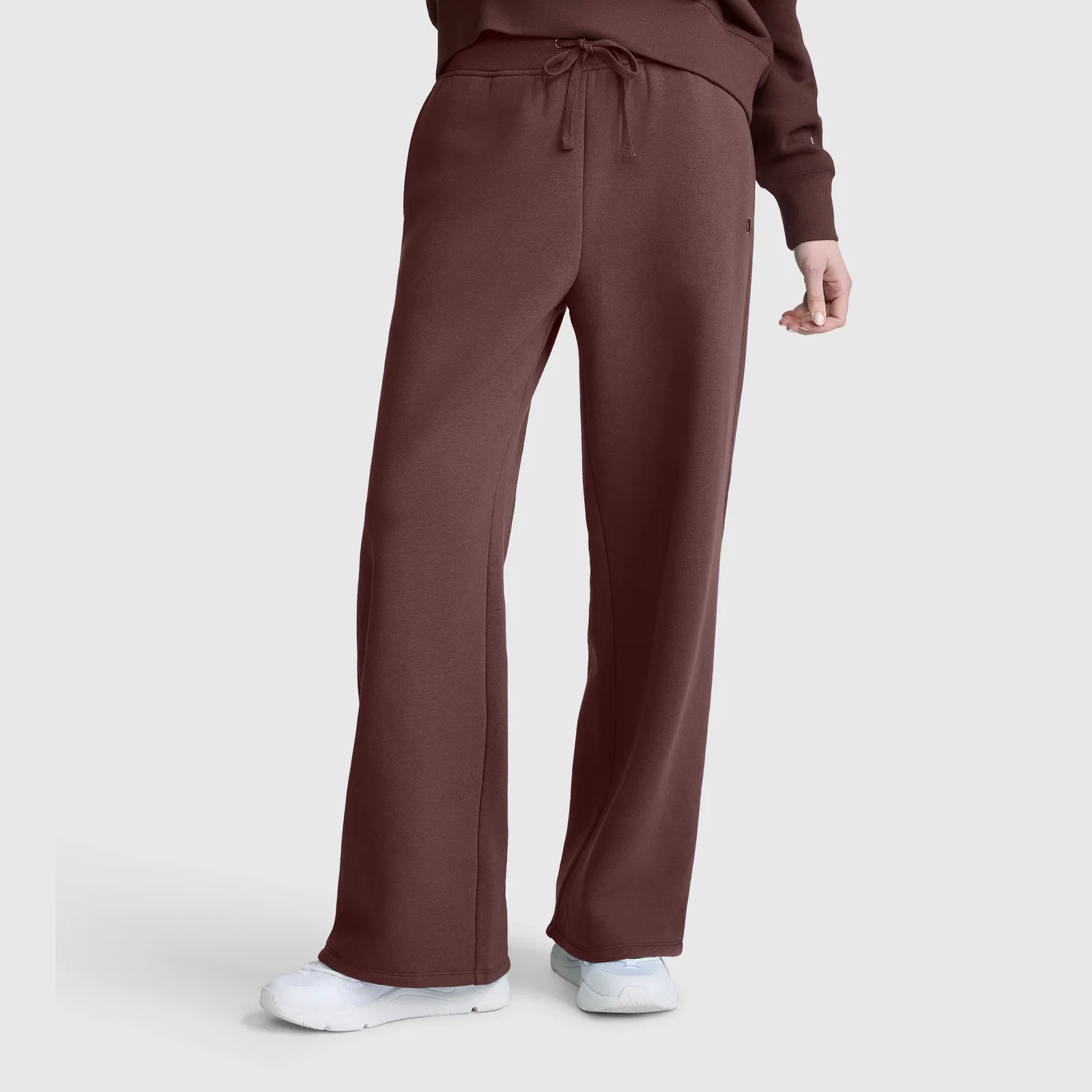 Image of Wide Leg Fleece Sweatpants, C Logo