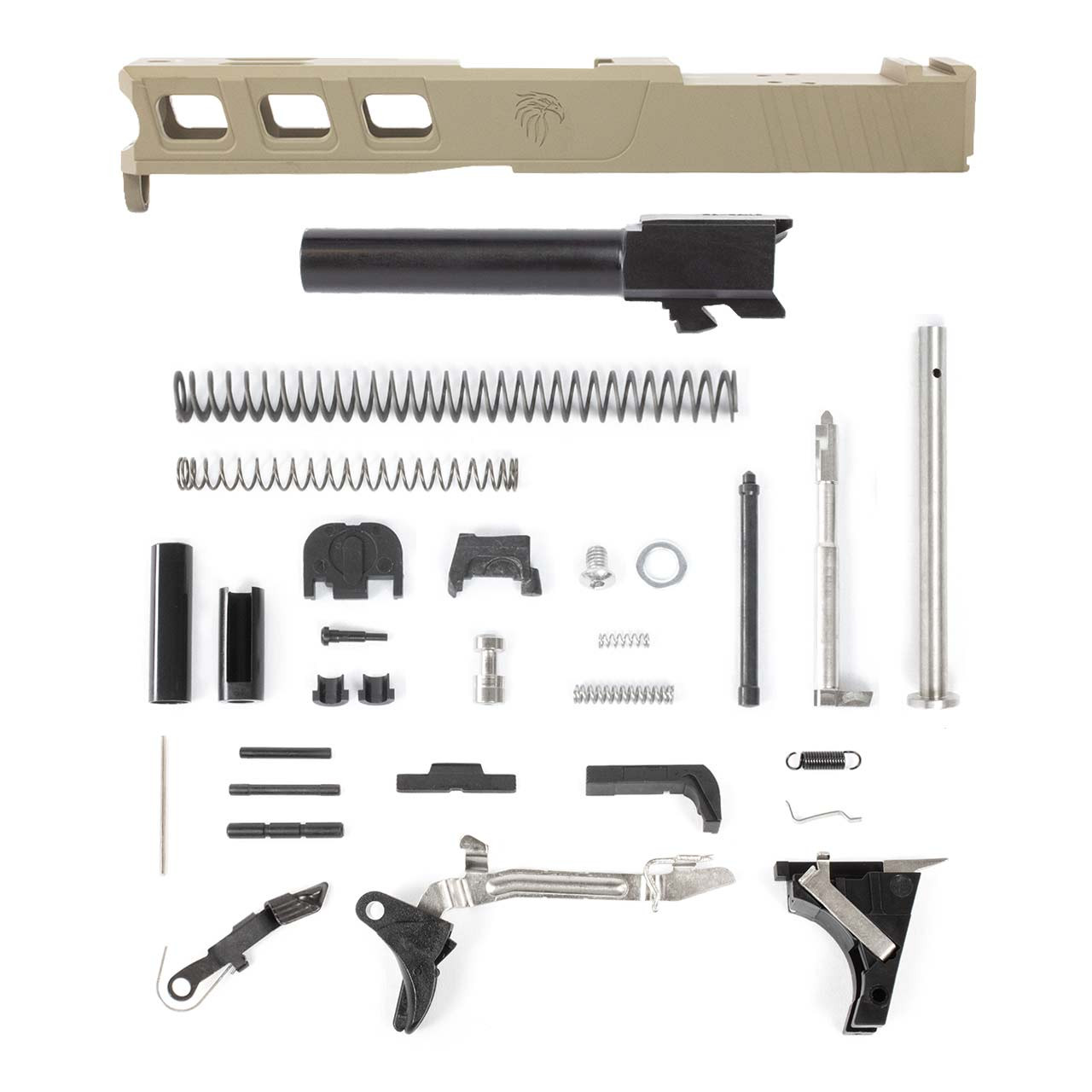 Image of Glock® 19 Compatible Pistol Build Kit w/ FDE Elite RMR Cut Slide