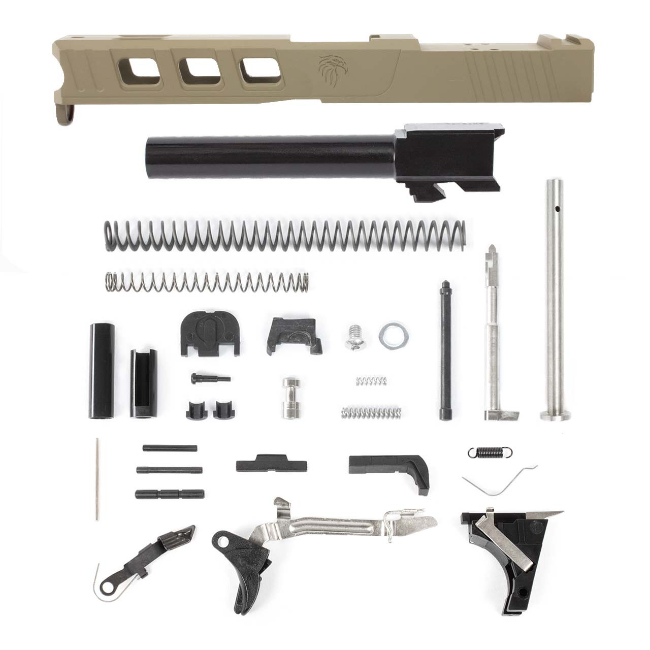 Image of Glock® 17 Compatible Pistol Build KIt w/ FDE Elite RMR Cut Slide