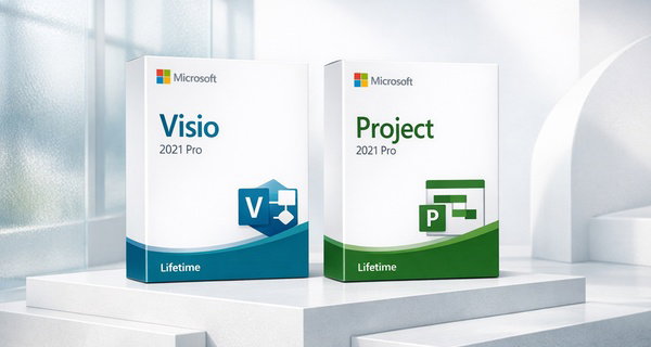 Microsoft Visio 2021 Pro & Microsoft Project 2021 Pro Licenses