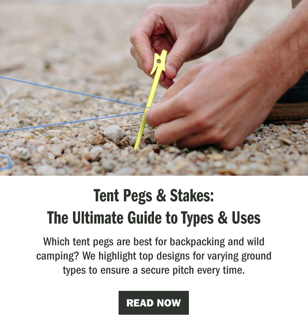 Tent Pegs & Stakes: The Ultimate Guide to Types & Uses | The WildBounds Journal