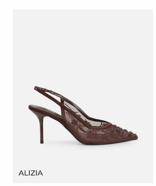 Alizia brown court heel 