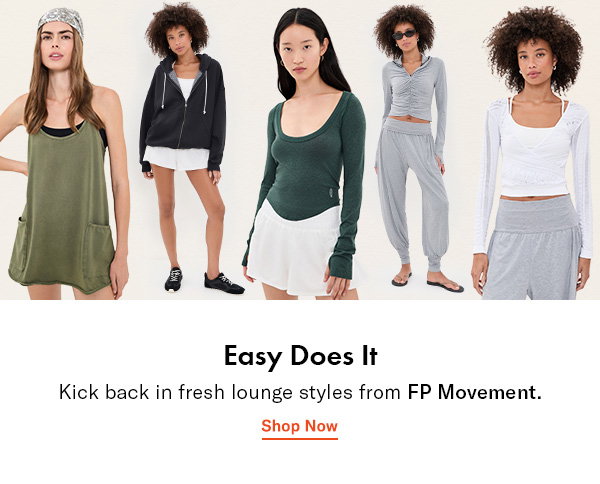 Easy Does It: Kick back in fresh lounge styles from FP Movement