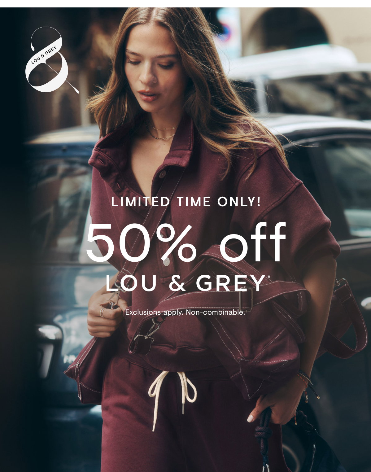 50% off Lou & grey