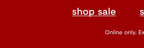 Shop sale