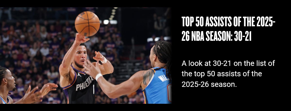 Top 50 Assists of the 2025-26 NBA Season: 30-21