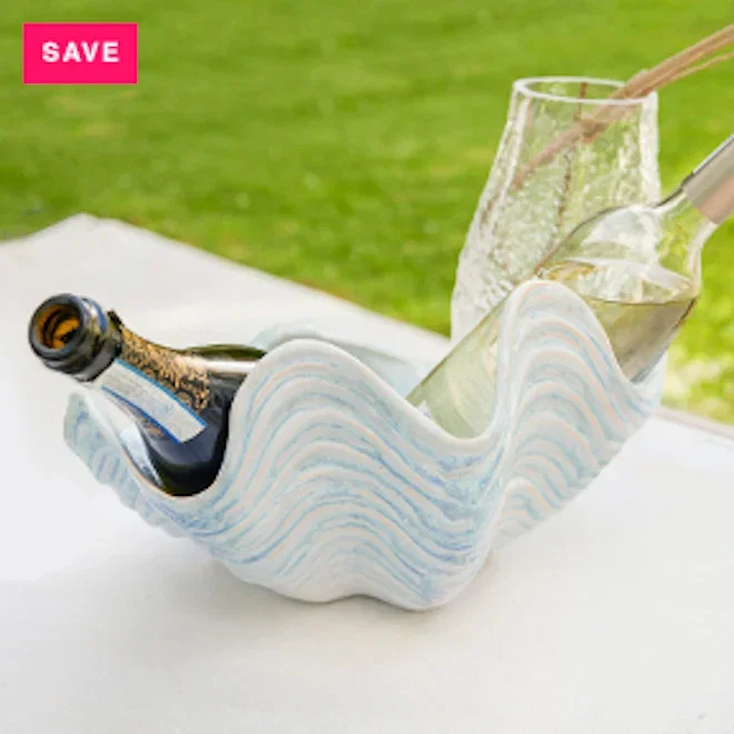 Humble & Mash Ceramic Shell Wine Holder
