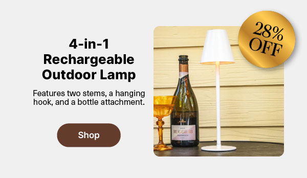 4-in-1 Rechargeable Outdoor Lamp