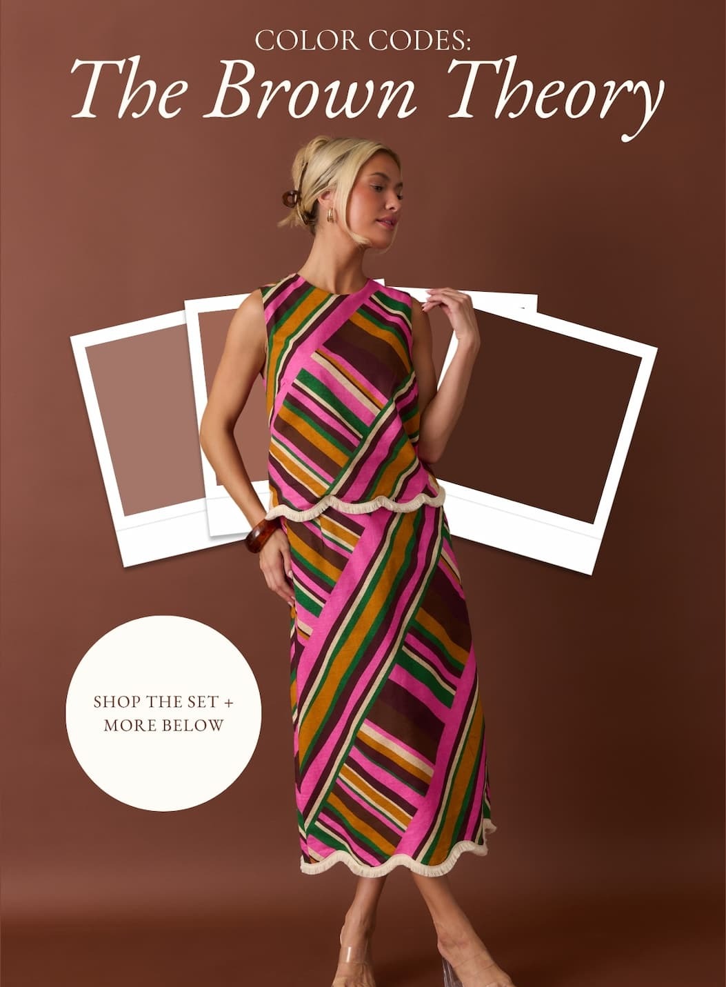 "Color codes: The Brown Theory. Shop the set + more below."