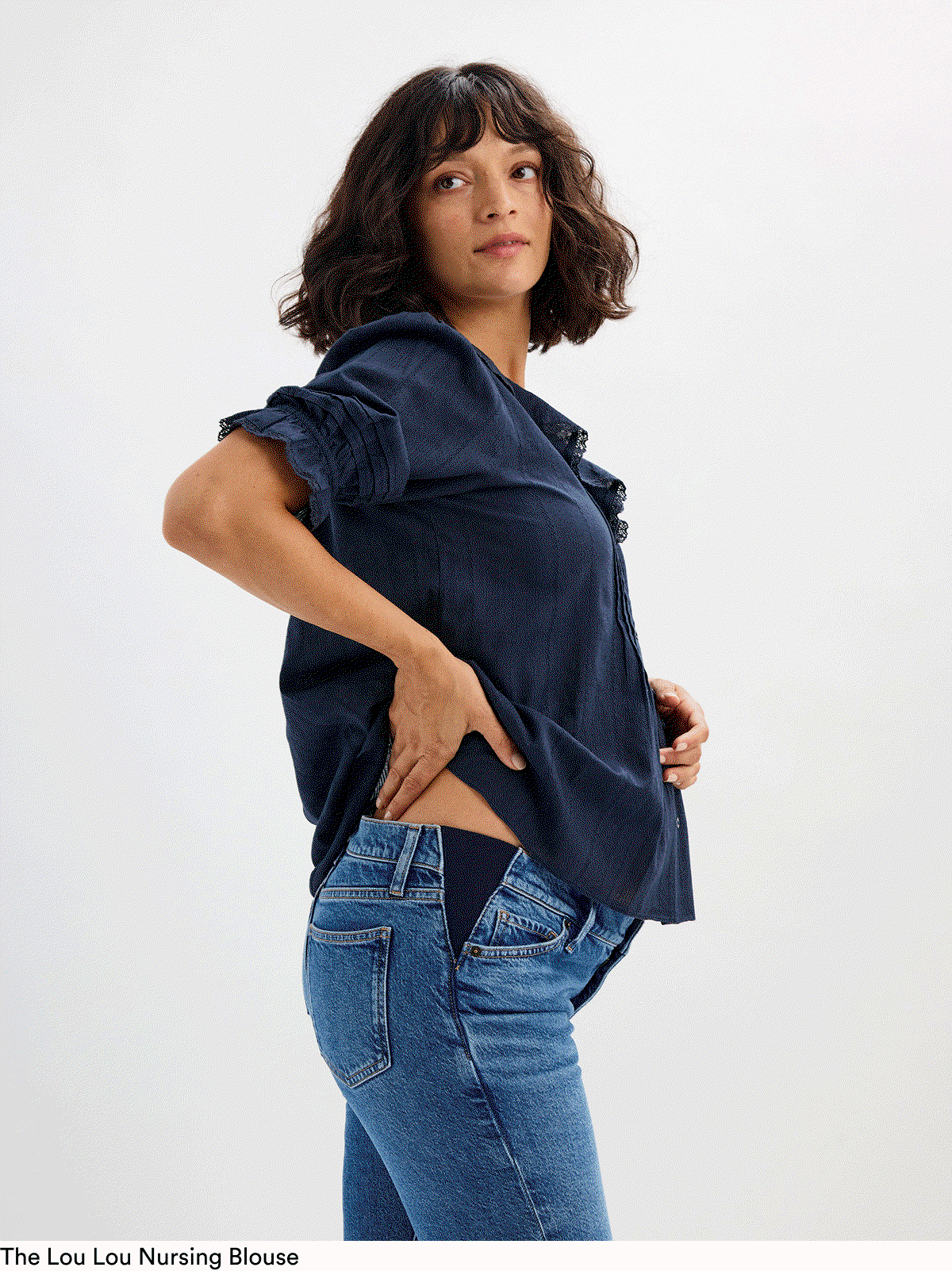 The Lou Lou Nursing Blouse
