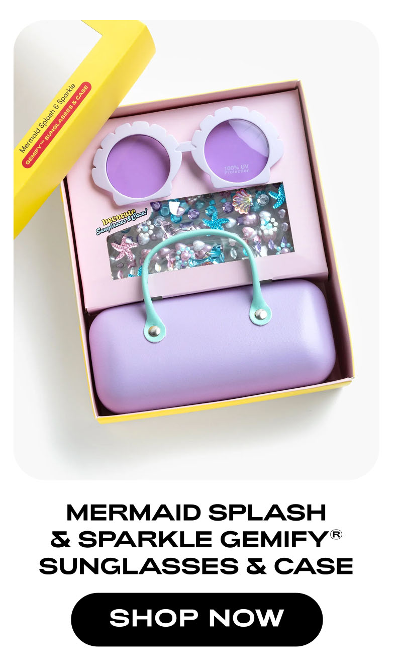 Mermaid Splash & Sparkle Gemify® Sunglasses and Case