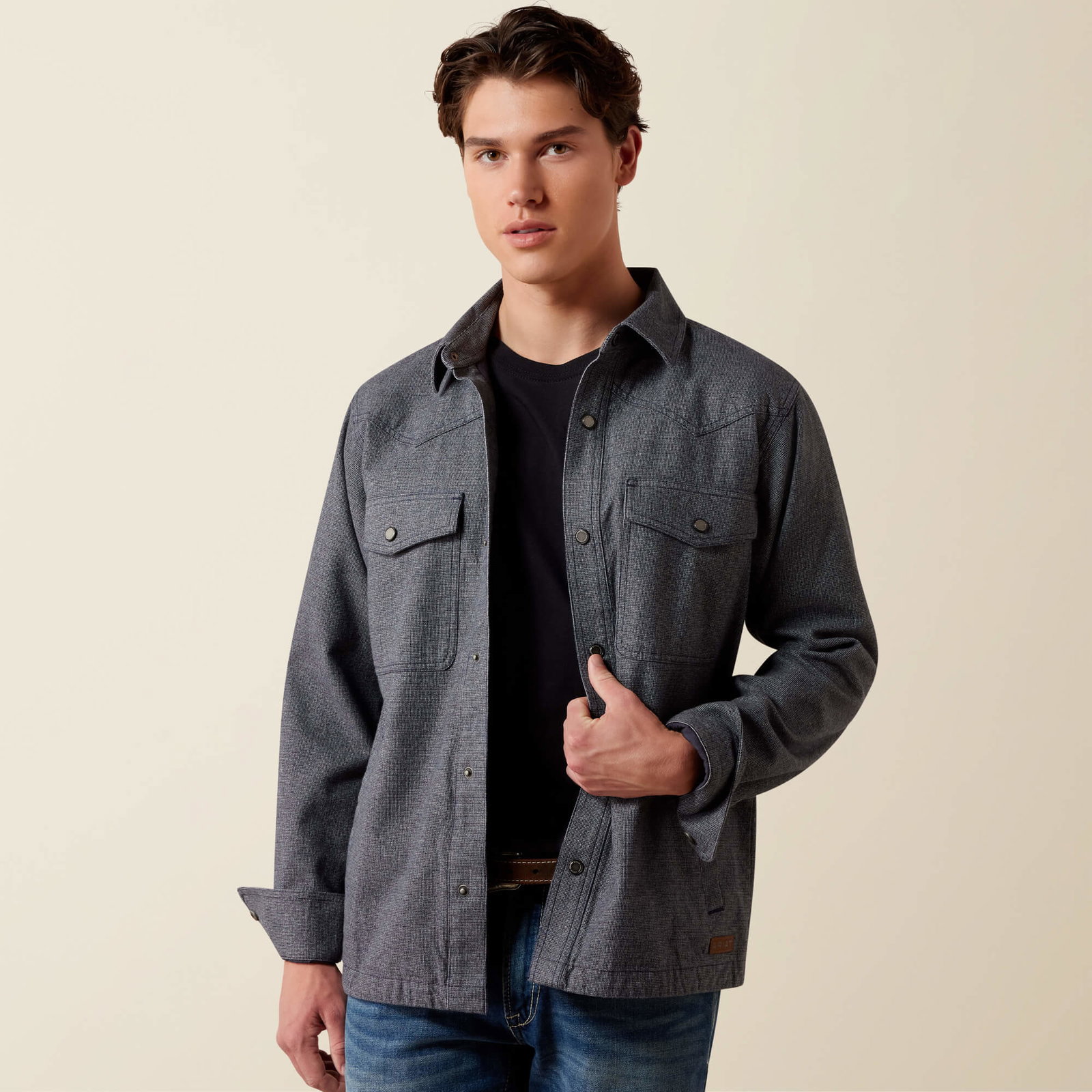 Men’s Menswear Shirt Jacket
