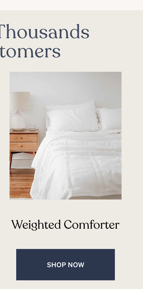 WEIGHTED COMFORTER