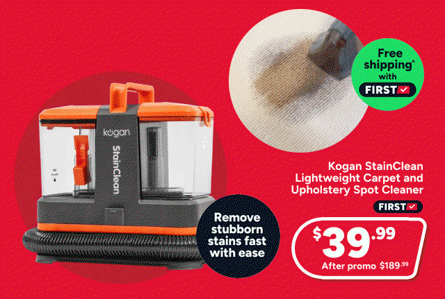 Kogan StainClean Lightweight Carpet and Upholstery Spot Cleaner
