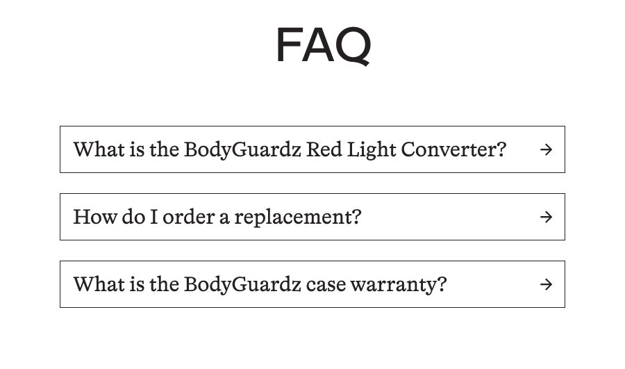 BodyGuardz | FAQs