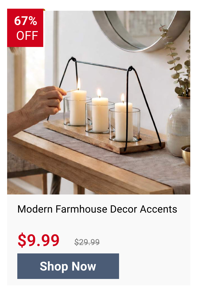 Modern Farmhouse Decor Accents