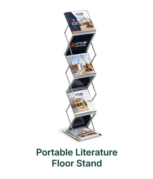 Portable Literature Floor Stand