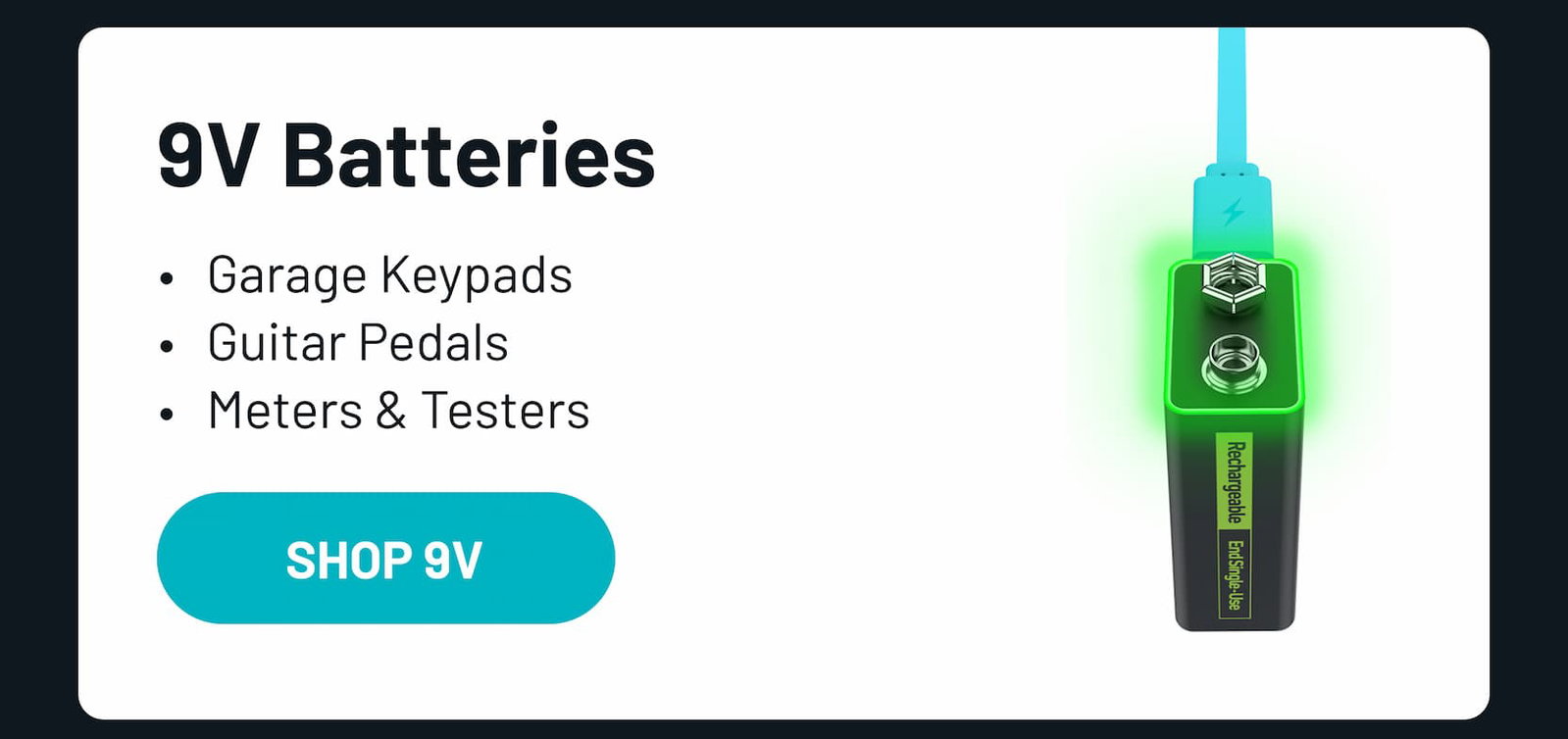 Shop 9V Batteries