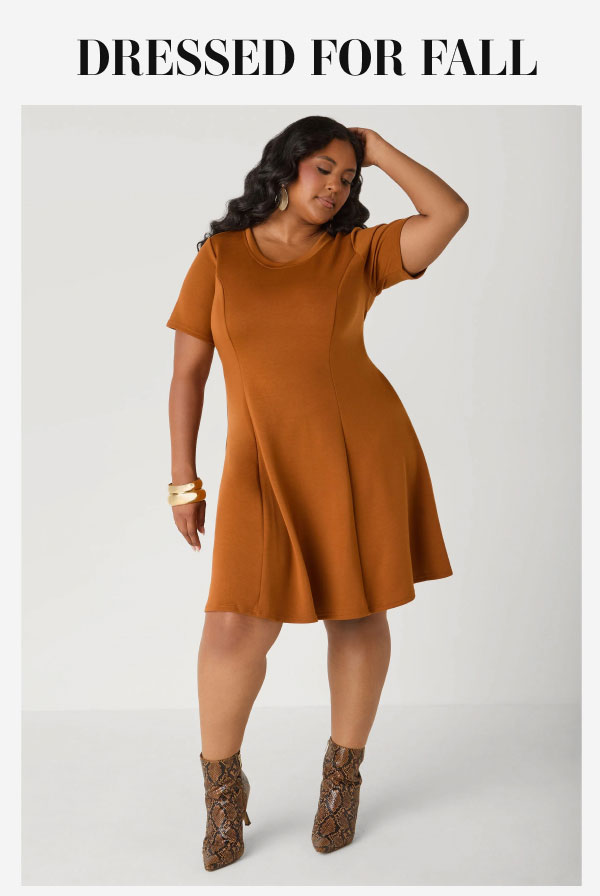 Ponte A Line Dress