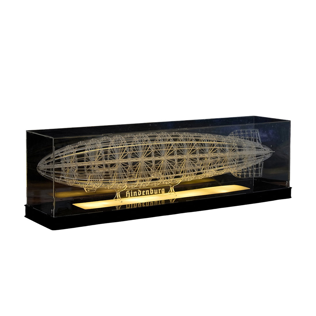 1/453 Scale Hindenburg Zeppelin Acrylic Frame Model Kit