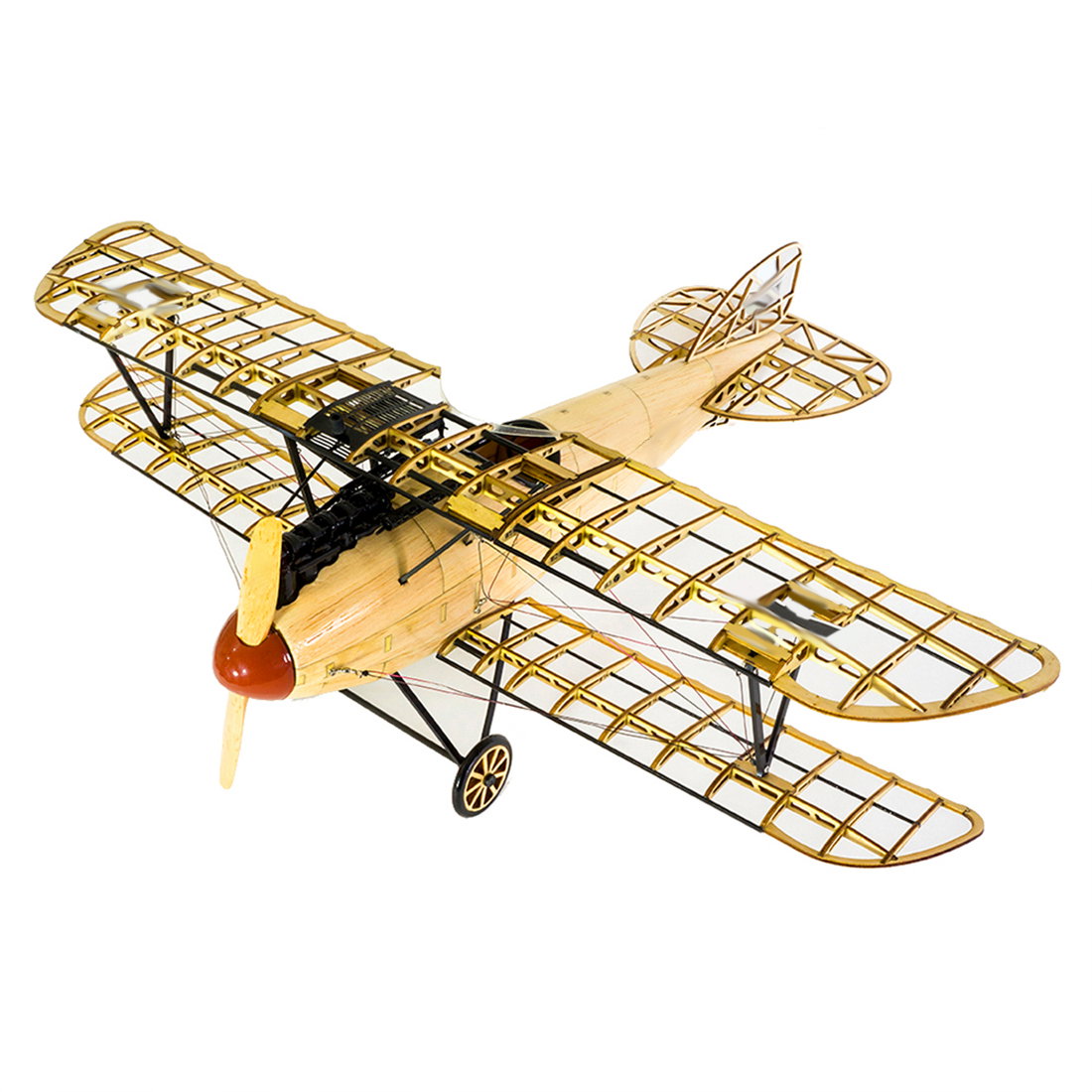 1/18 Scale Albatros D.III WWI Fighter Aircraft Wooden Model Kit