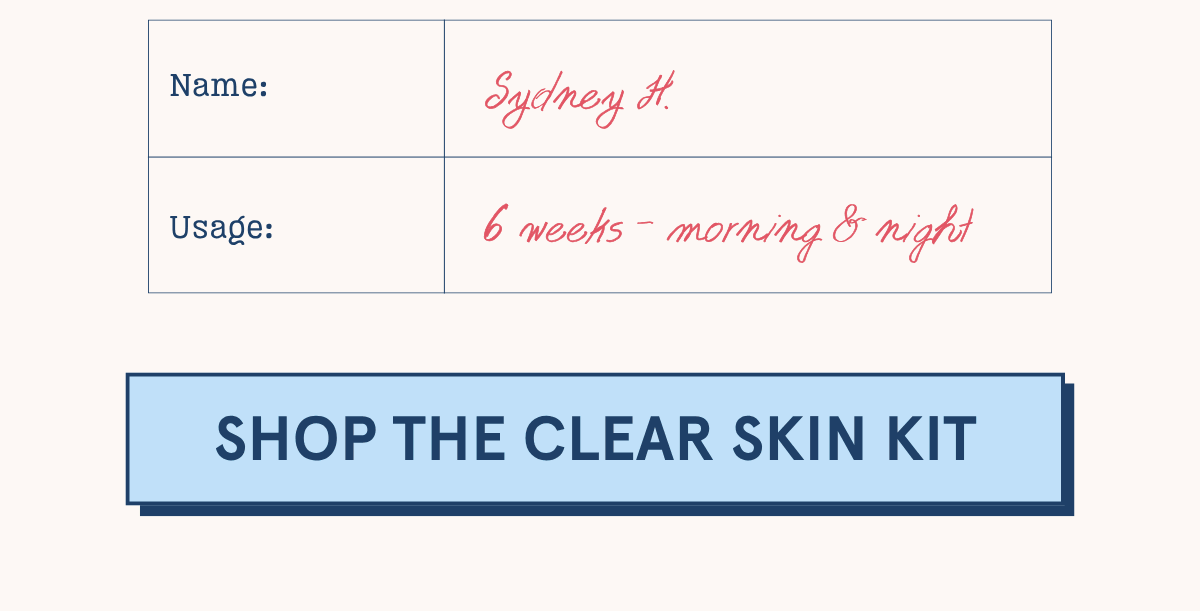 SHOP THE CLEAR SKIN KIT
