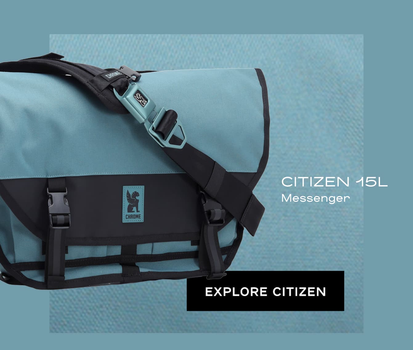 The Citizen 15L Messenger in Steel Blue