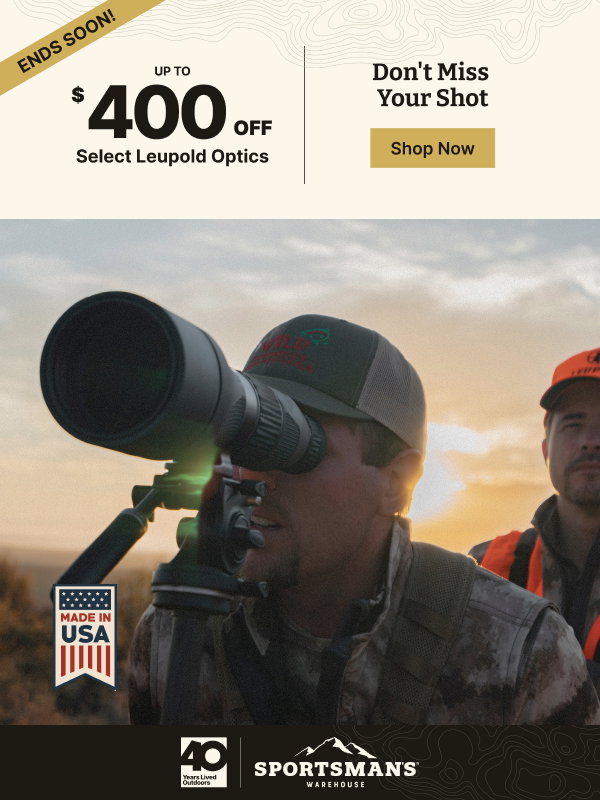 Leupold Savings End Soon! Up to $400 Off Select