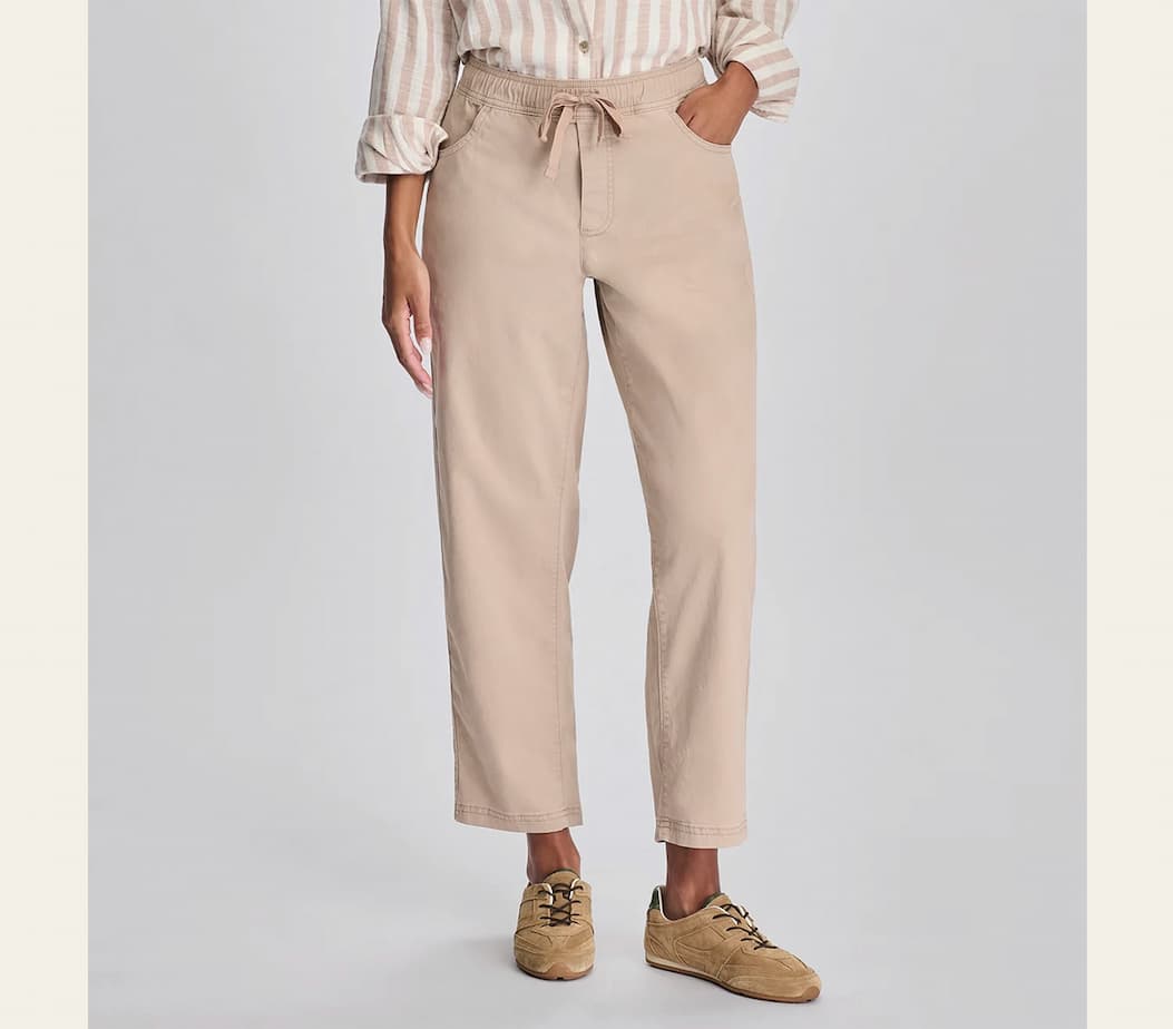 Women's Softened Legend Wash Tie Front Pants