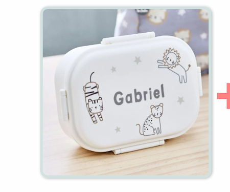 Personalised Big Cats Lunch Box
