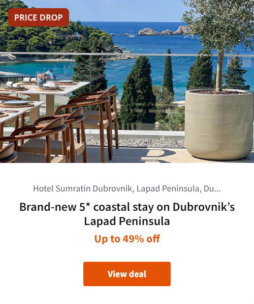 Brand-new 5* coastal stay on Dubrovnik%27s Lapad Peninsula