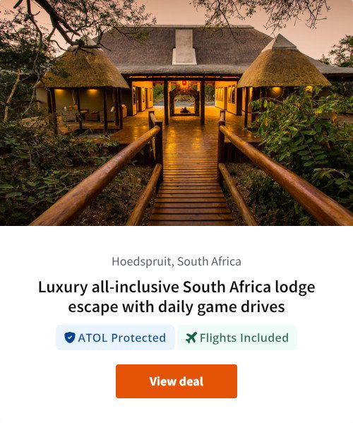 Luxury all-inclusive South Africa lodge escape with daily game drives