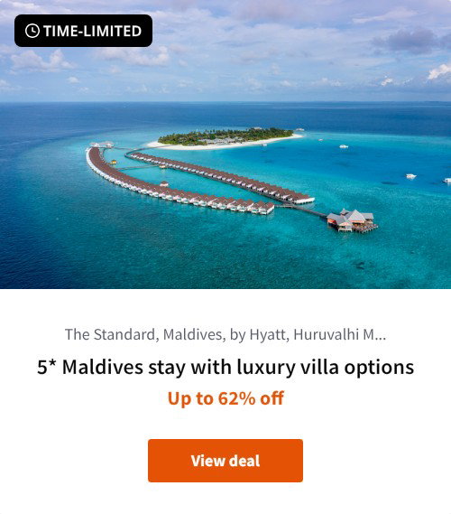 5* Maldives stay with luxury villa options