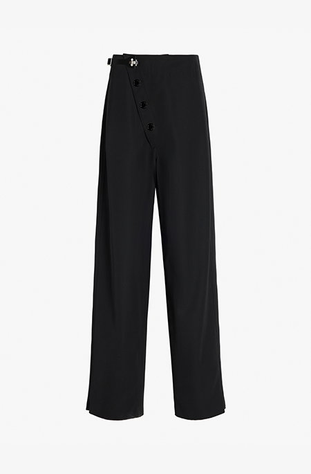 Aitana Pant in Tropical Woolin Black