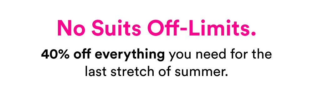 40% off sitewide