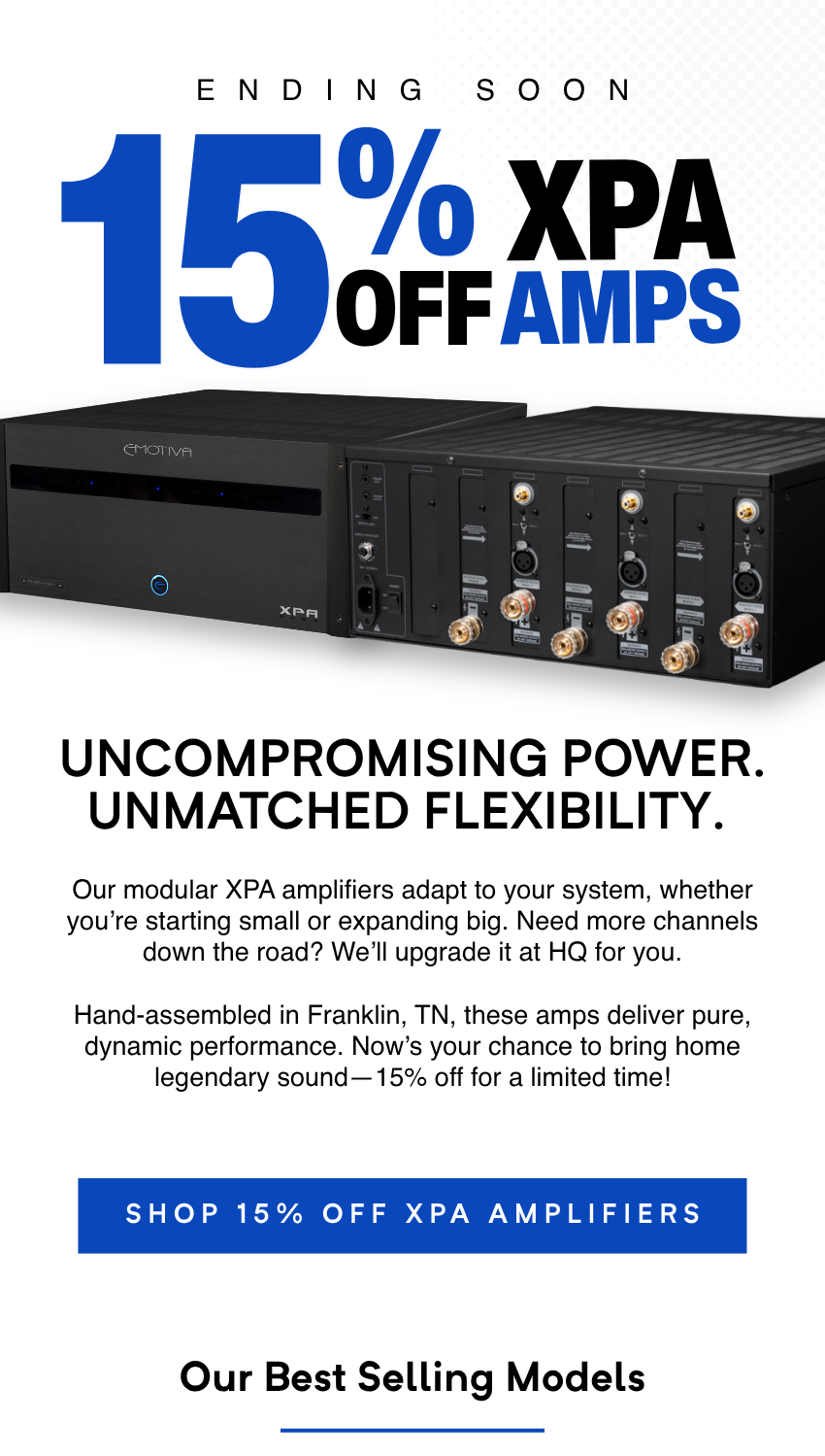 Shop 15% Off XPA Amplifiers