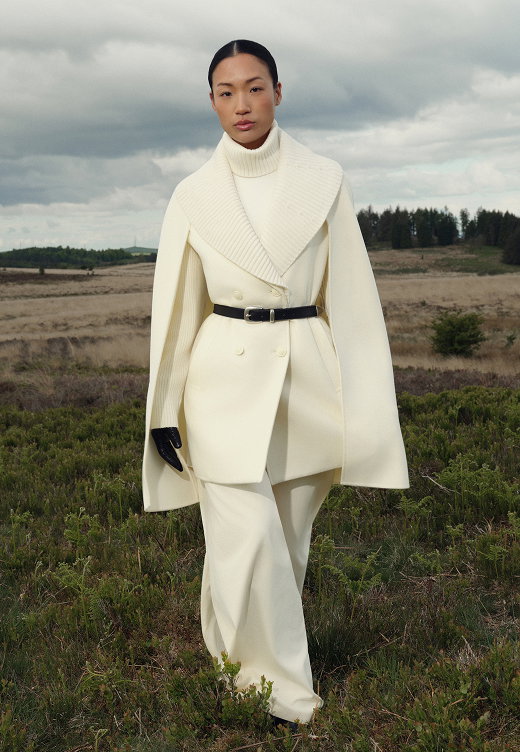 SUSIE Wool cape