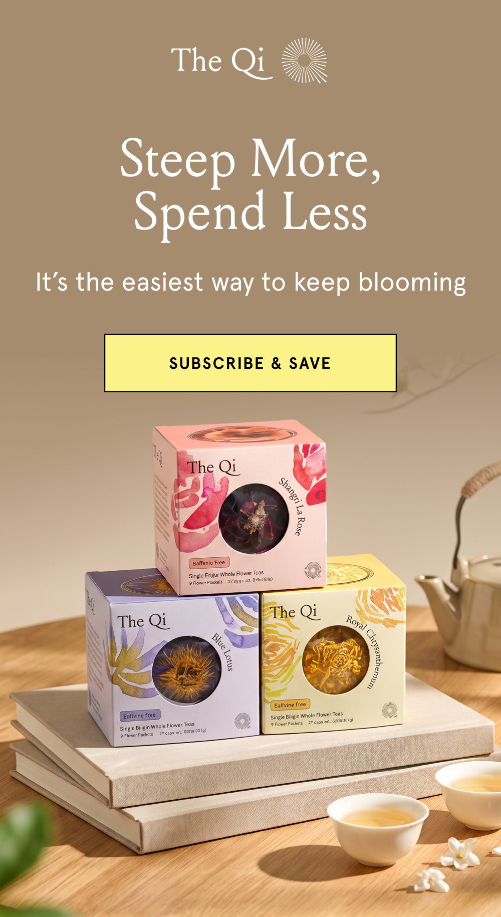 Steep More, Spend Less