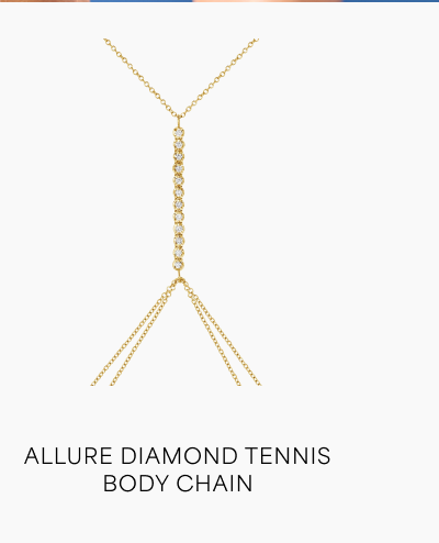 Allure Diamond Tennis Body Chain