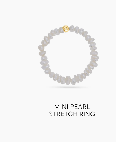 Mini Pearl Stretch Ring