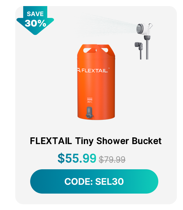 FLEXTAIL Tiny Shower Bucket
