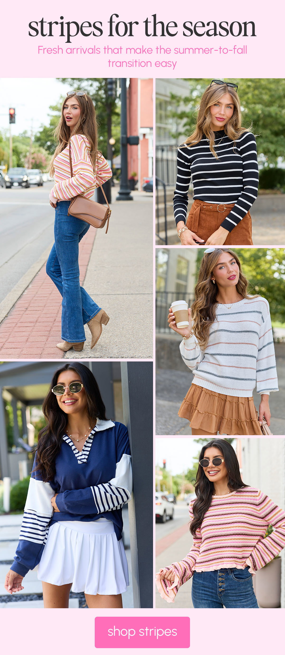 stripes for the season - shop stripes