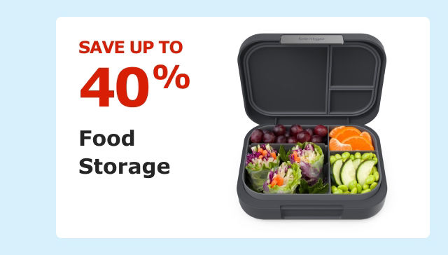 Save up to 40%. Food Storage.
