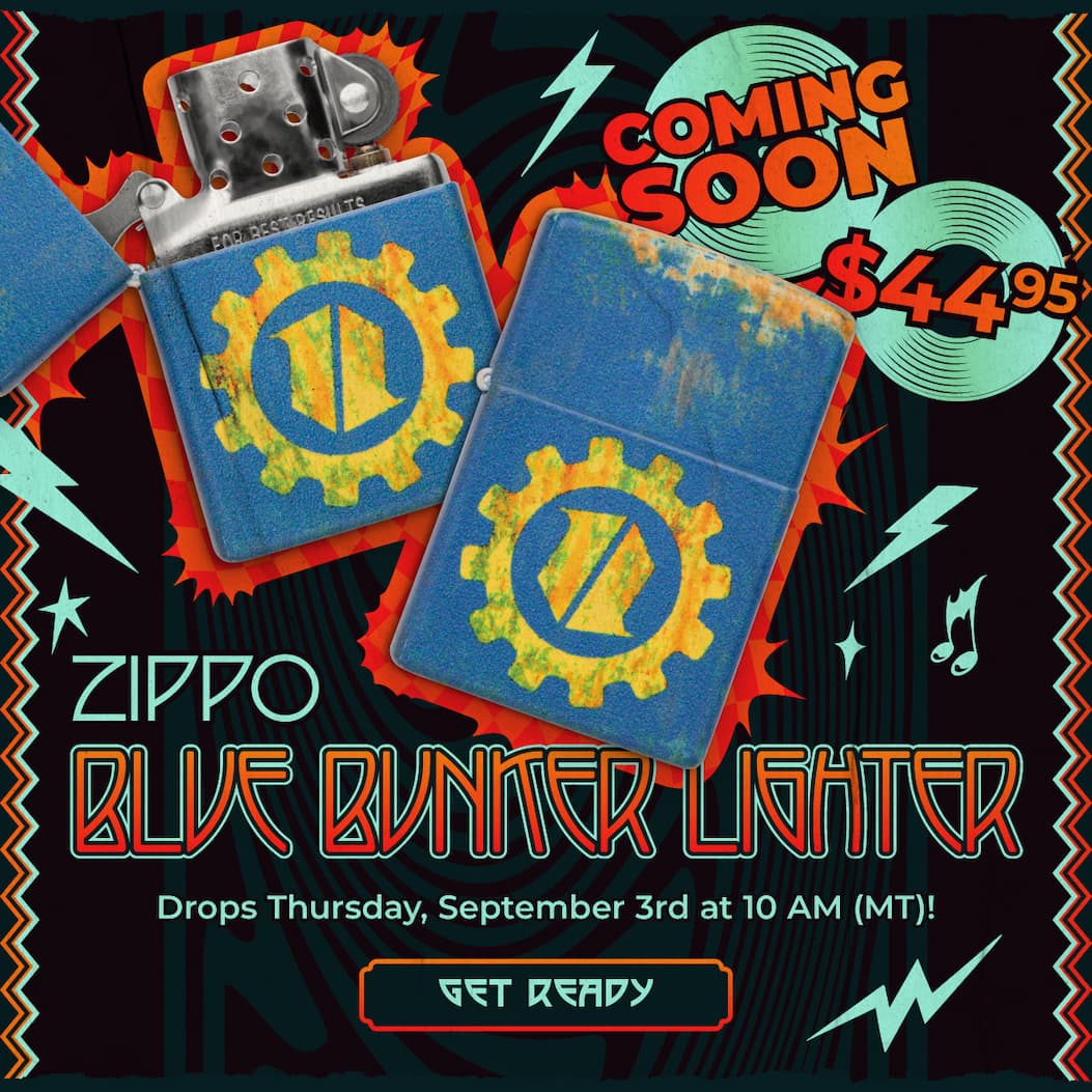Zippo Blue Bunker Lighter