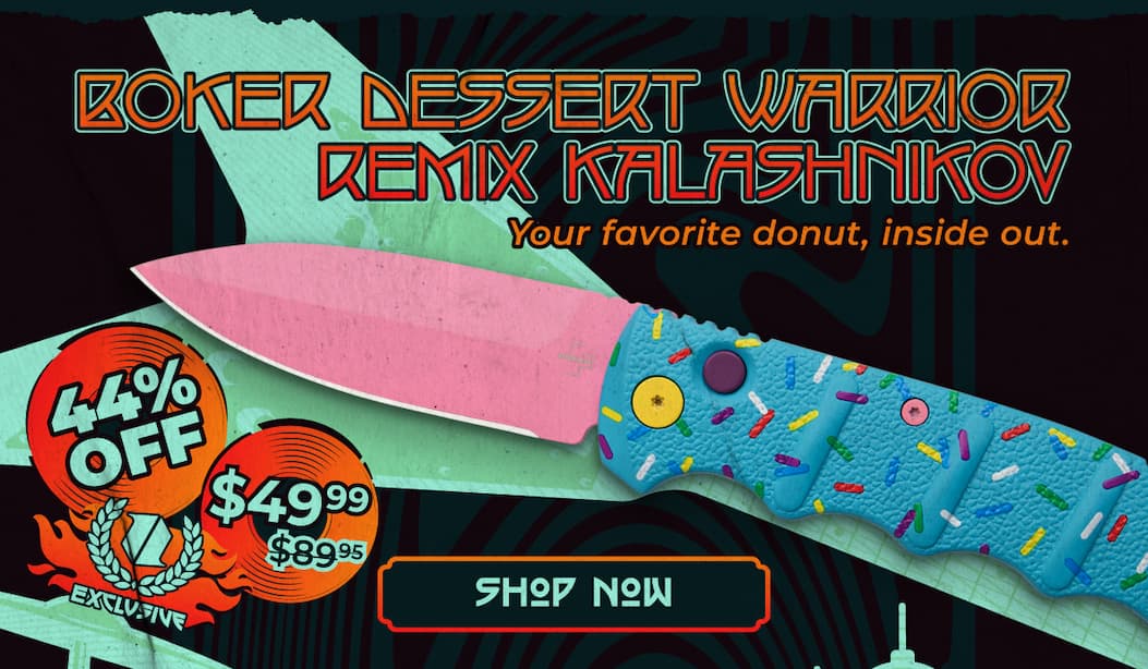 Boker Kalashnikov Dessert Warrior Remix