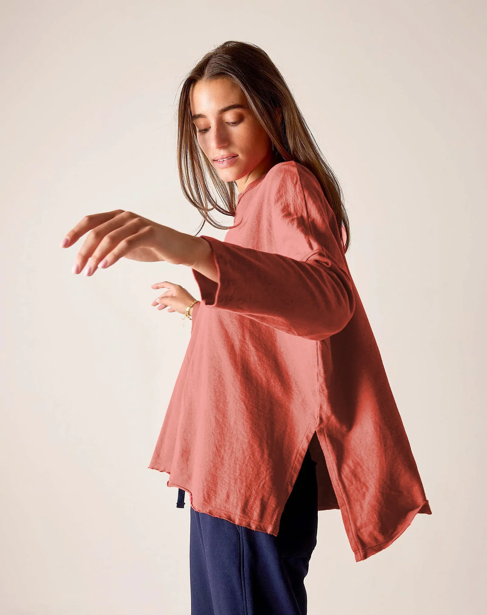 Catalina Slub Tee - Cayenne