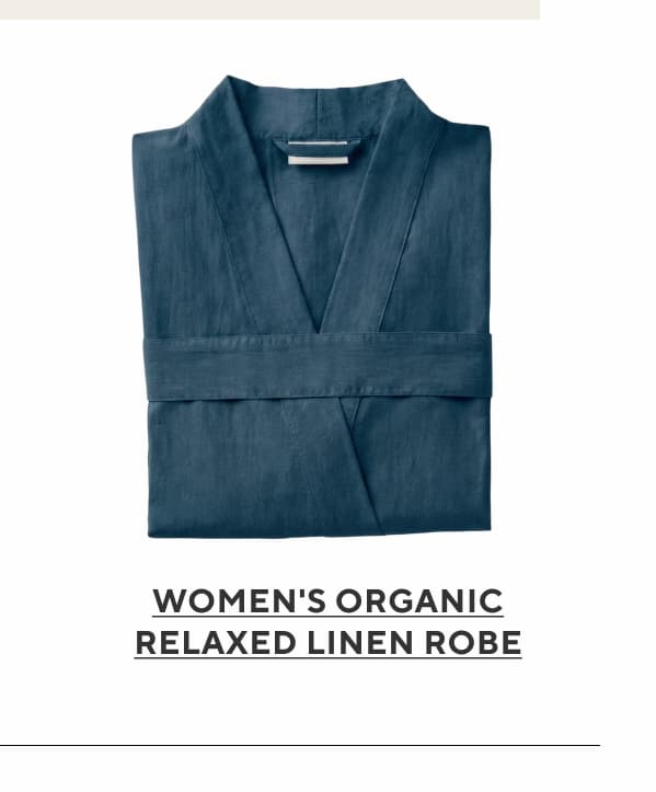 Women's Organic Relaxed Linen Robe