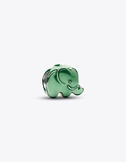 Green Elephant Mini Charm